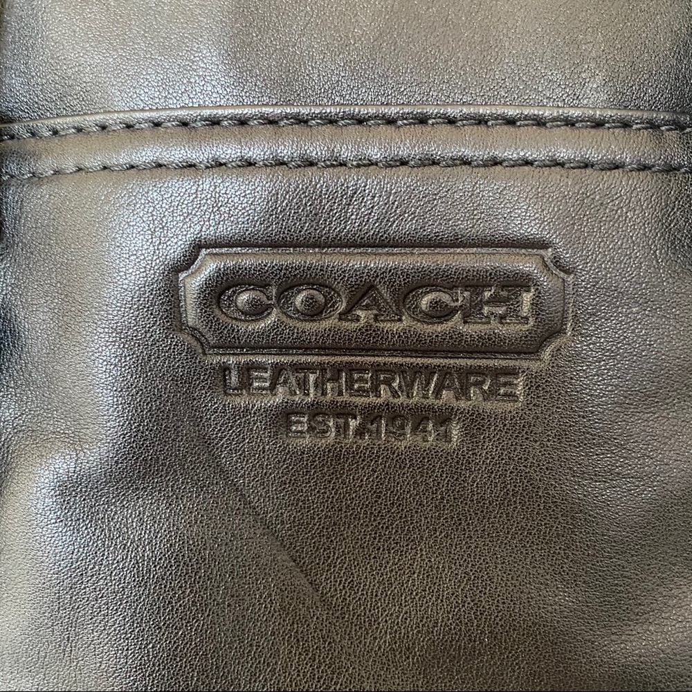COACH genuine leather tote - Picture 2 of 10